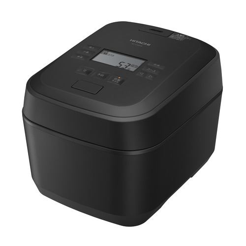 日立 RZV100JM 圧力＆スチーム IH炊飯器 5.5合炊き ブラック | ヤマダ