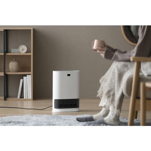 アイリスオーヤマ KCH-LW121-W 大風量セラミックファンヒーター W