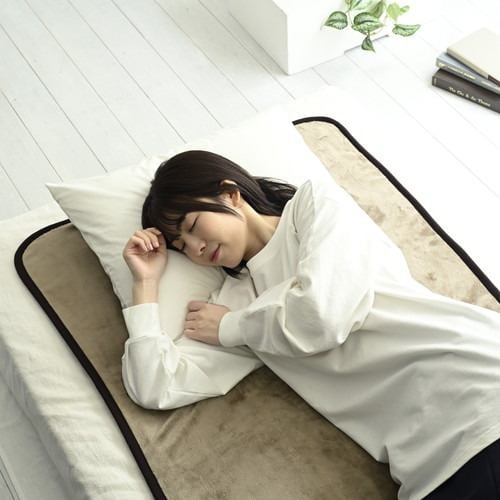 YAMAZEN YMS-FKPTS42 室温センサー搭載フランネル電気敷毛布 ダニ退治