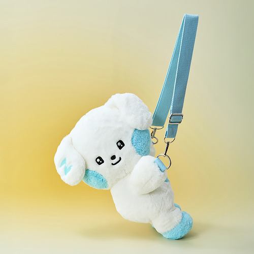 LINEfriends 100034256 zeroni ぬいぐるみバッグ（Fluffy
