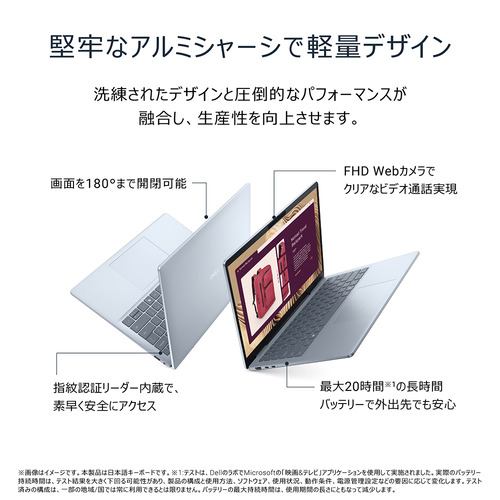 DELL モバイルノートパソコン MCL54-FHHB[14型 | WUXGA | Ryzen AI 5