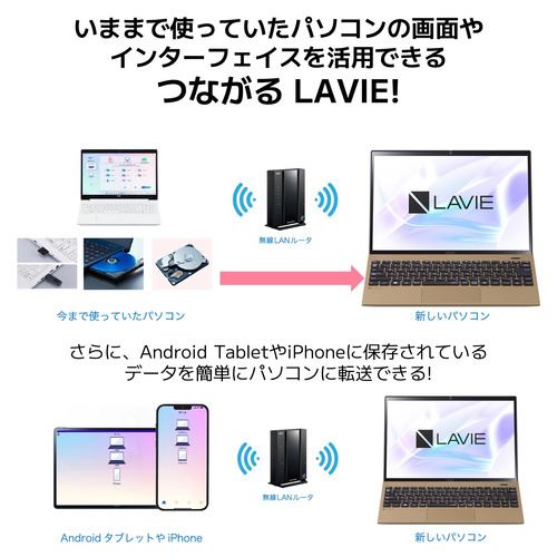 NEC PC-N1355HAC-Y ノートPC LAVIE N13 Slim Windows 11 Core i5 13.3