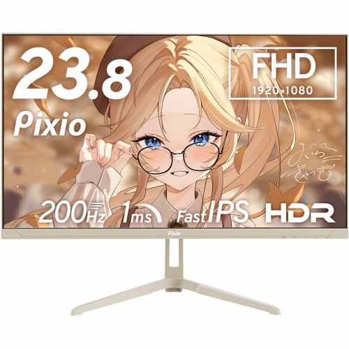 Hamee Pixio（ピクシオ）PX248WAVEBE-O ゲーミングモニター BG