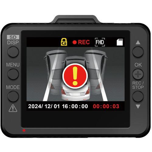 ユピテル DRY-ST1250c 1カメラドライブレコーダー フルHD 200万画素