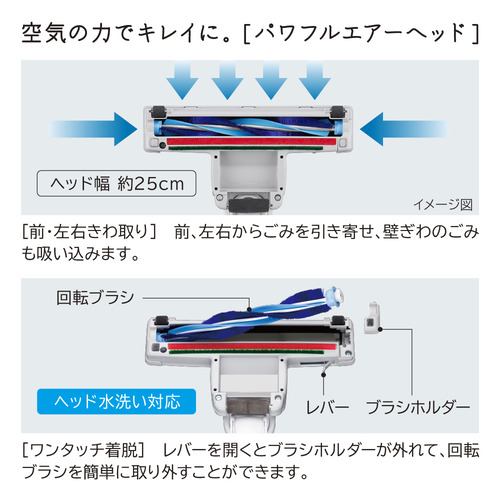日立 CV-KV70M 紙パック式掃除機 かるパック コード式 ホワイト