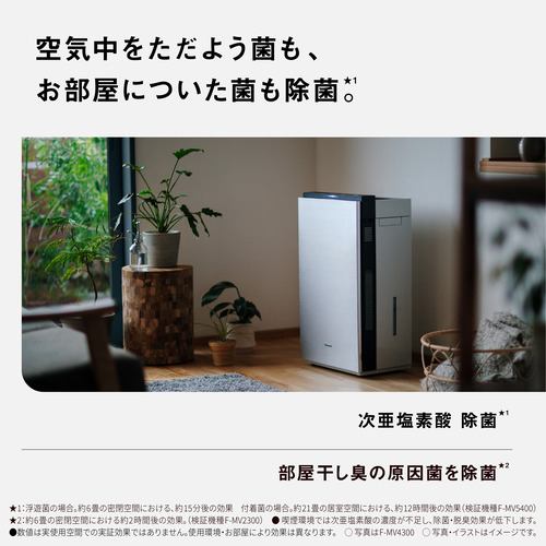 パナソニック F-ML4000B-W 次亜塩素酸 空間除菌脱臭機 ホワイト