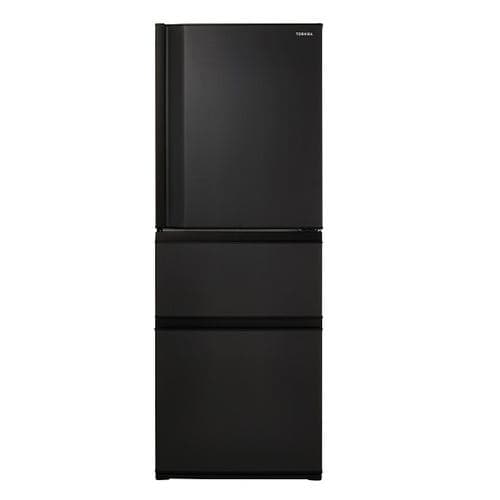 東芝 冷蔵庫 326L 右開き 3ドア 幅60cm スッキリ収納3段冷凍室