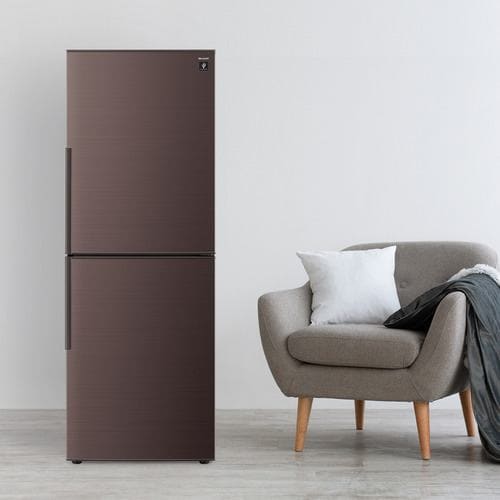 シャープ 冷蔵庫 280L 右開き 2ドア 幅56cm 4段ケース冷凍室 プラズマ