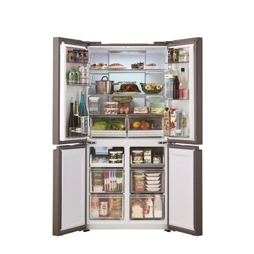 Haier JR-GX47B-W 冷蔵庫 4ドア 470L 観音開き CORU サンドホワイト