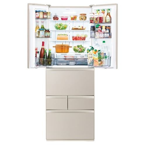 東芝 冷蔵庫 462L 観音開き 6ドア 幅65cm 摘みたて野菜室 速鮮チルド