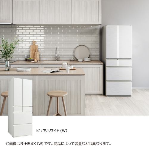 日立 冷蔵庫 485L 観音開き 6ドア 幅65cm ひろin冷凍プラス まるごと