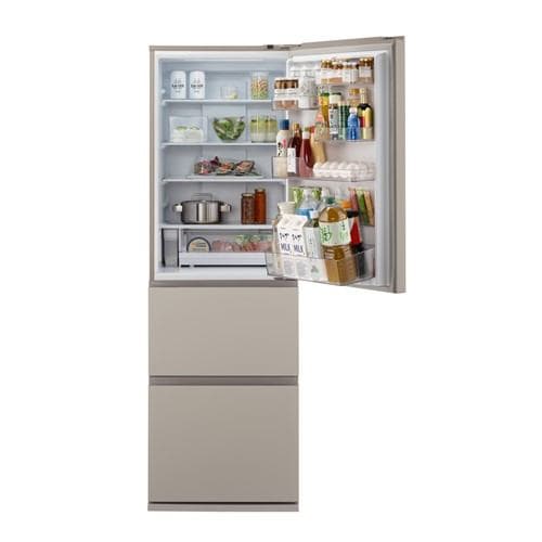 パナソニック 冷蔵庫 365L 右開き 3ドア 幅60cm うす型 シンプル