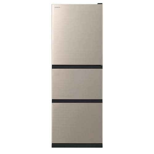 日立 冷蔵庫 265L 右開き 3ドア 幅54cm 真ん中野菜室うるおいチルド R