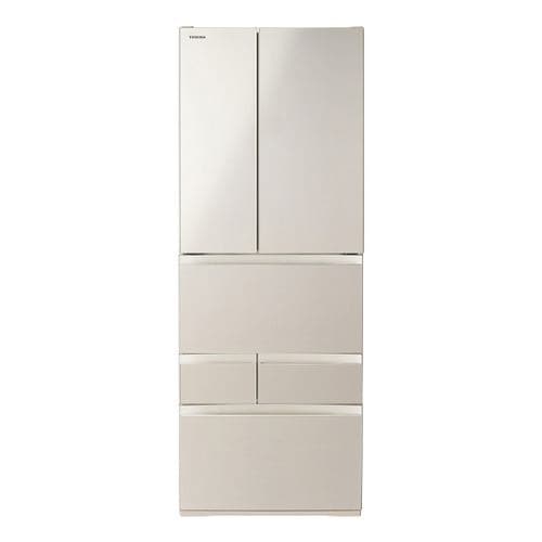東芝 冷蔵庫 462L 観音開き 6ドア 幅65cm 摘みたて野菜室 速鮮チルド