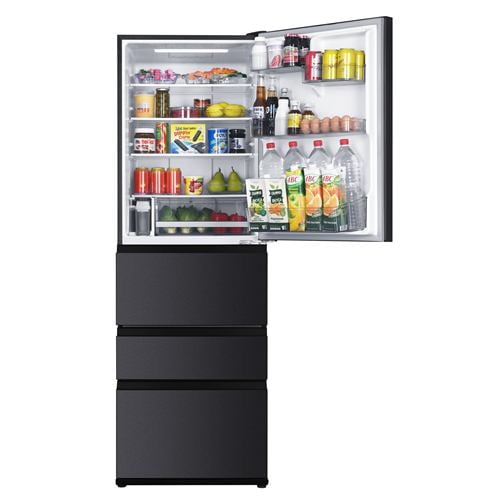 5年保証つき】REFAGE YRZ-F37N(H) ヤマダオリジナル冷蔵庫 370L グレー