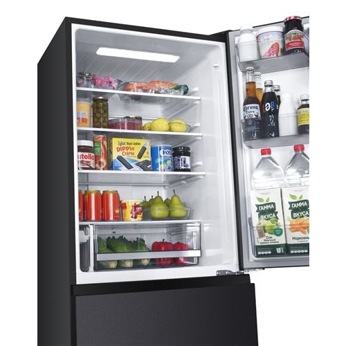 5年保証つき】REFAGE YRZ-F37N(H) ヤマダオリジナル冷蔵庫 370L グレー