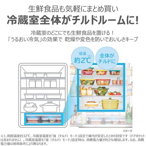 東芝 冷蔵庫 643L 観音開き 6ドア 幅68.5cm 摘みたて野菜室 3段冷凍室