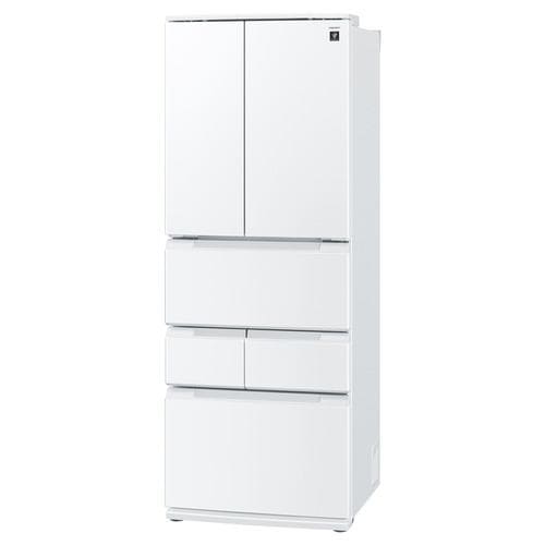 シャープ 冷蔵庫 429L 観音開き 6ドア 幅65cm メタルドア 大容量冷凍室