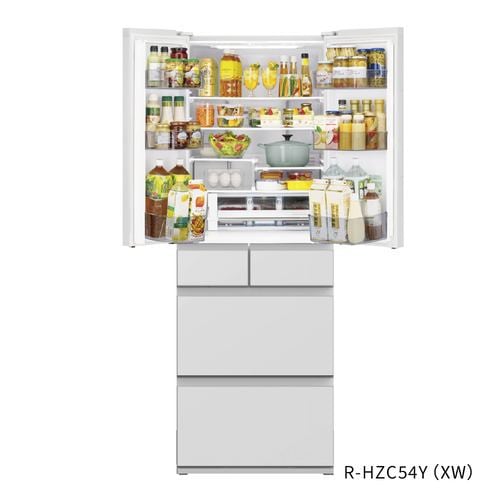 日立 冷蔵庫 540L 観音開き 6ドア 幅65cm 真空氷温ルーム らくうま高