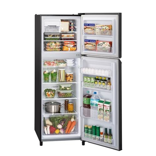 パナソニック NR-B252-TH 2ドア冷蔵庫 (248L・右開き) ダークグレー