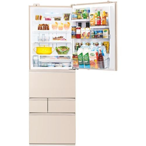 東芝 GR-V470GZ(UC) 5ドア冷蔵庫 (465L・右開き) グレインアイボリー