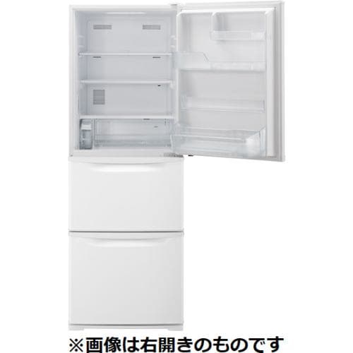 パナソニック NR-C344CL-W 3ドア冷蔵庫 335L・左開き グレイスホワイト