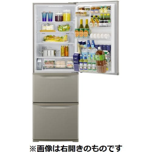 パナソニック NR-C374CL-N 3ドア冷蔵庫 (365L・左開き) グレイス