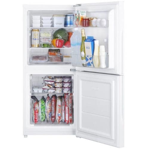 ツインバード HR-G912W 2ドア冷凍冷蔵庫 121L ホワイト HRG912W