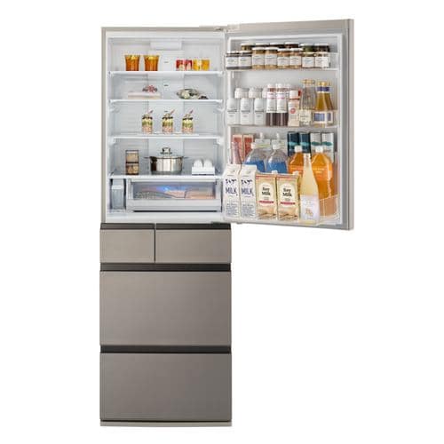 パナソニック 冷蔵庫 457L 左開き 5ドア 幅60cm 真ん中野菜室 W