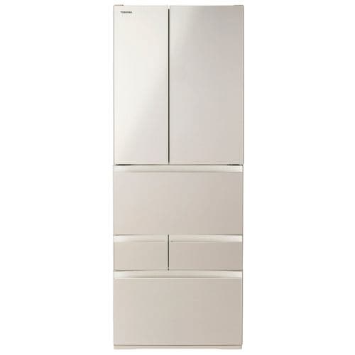 東芝 冷蔵庫 551L 観音開き 6ドア 幅68.5cm 摘みたて野菜室 速鮮チルド
