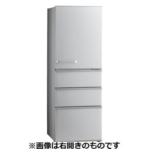 アクア 冷蔵庫 355L 左開き 4ドア 幅60cm 真ん中冷凍室 グリップ