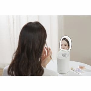 アイリスオーヤマ FST-101-W フェイススチーマー MiCOLA ホワイト