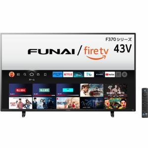 Funai FireTV FL-43UF370 43V型 4K液晶テレビ Alexa対応 ブラック