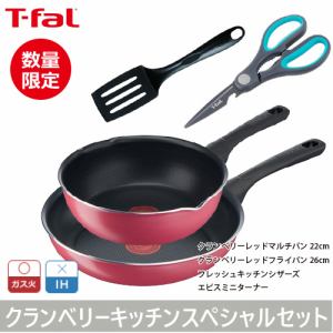 在庫限り】ティファール(T-FAL) クランベリーレッドフライパン