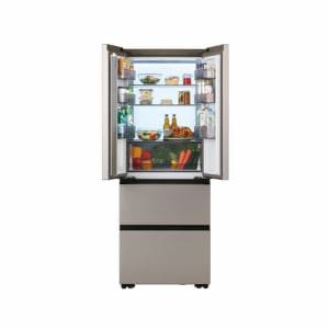 Haier 冷蔵庫 411L 観音開き 4ドア 70cm 鮮度キープ冷凍 変温ケース