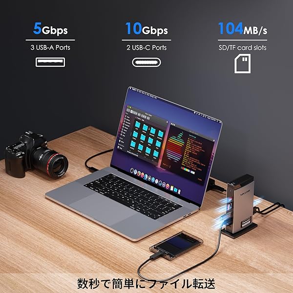 ヤマダモール | WAVLINK 15-in-1ユニバーサルDisplayLinkドッキング