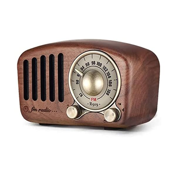 ヤマダモール | レトロラジオ 木製 ポータブルラジオ USB充電式 高感度