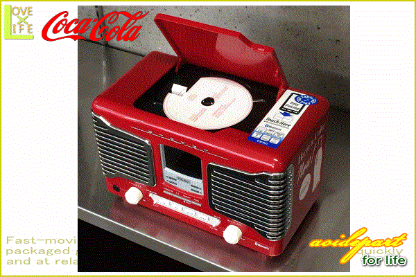 ヤマダモール | 【コカ・コーラ】【COCA-COLA】レトロCDプレイヤー【CD