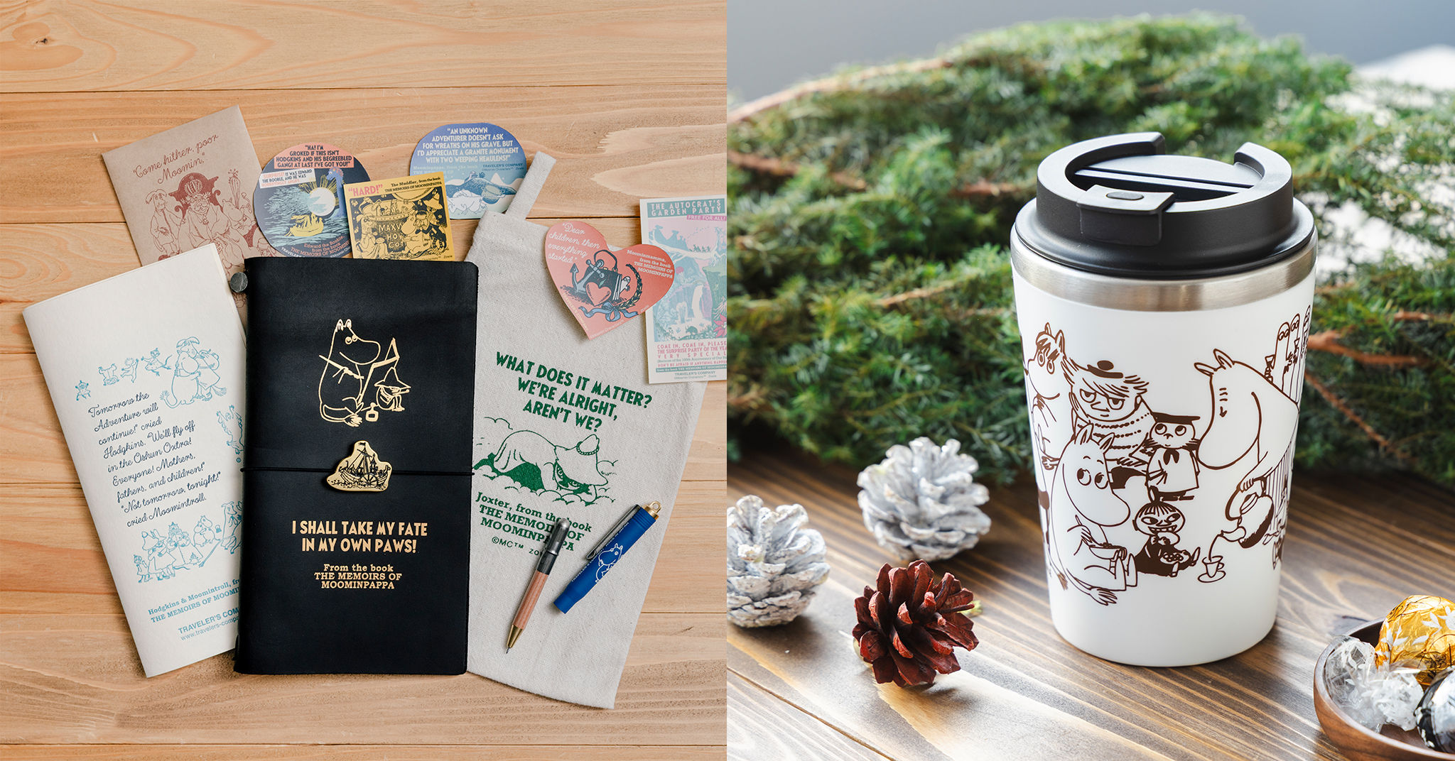 MOOMIN SHOP ONLINE】いよいよ発売！トラベラーズノートセット