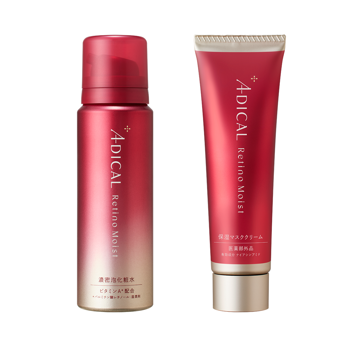 ADICAL レチノモイスト バブルローション＆マスククリームセット