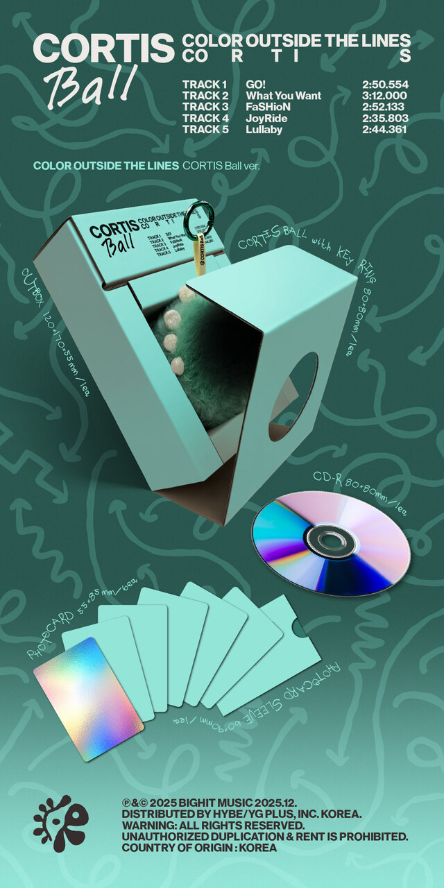 コルティス(CORTIS) - EPアルバム1集 [COLOR OUTSIDE THE LINES