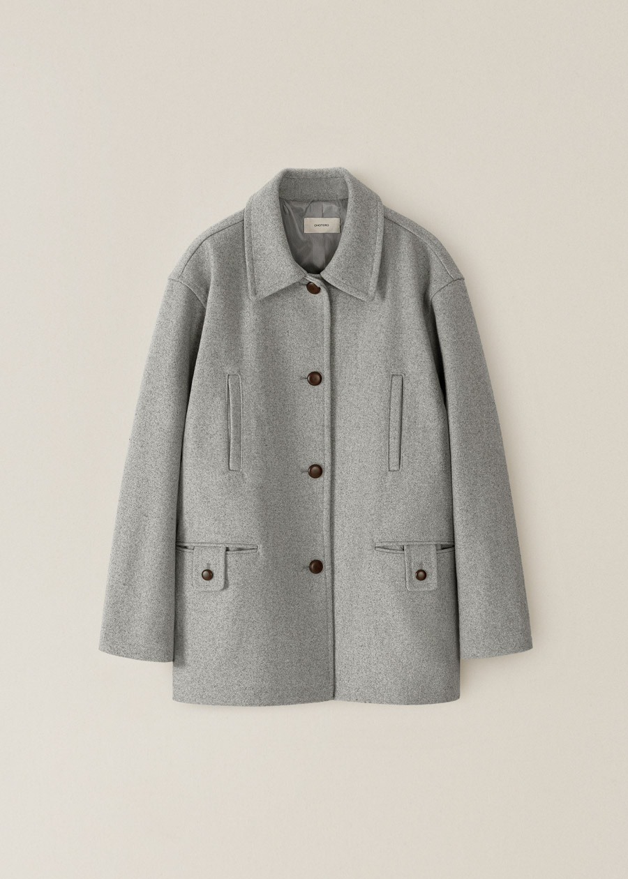 wood half coat - ohotoro