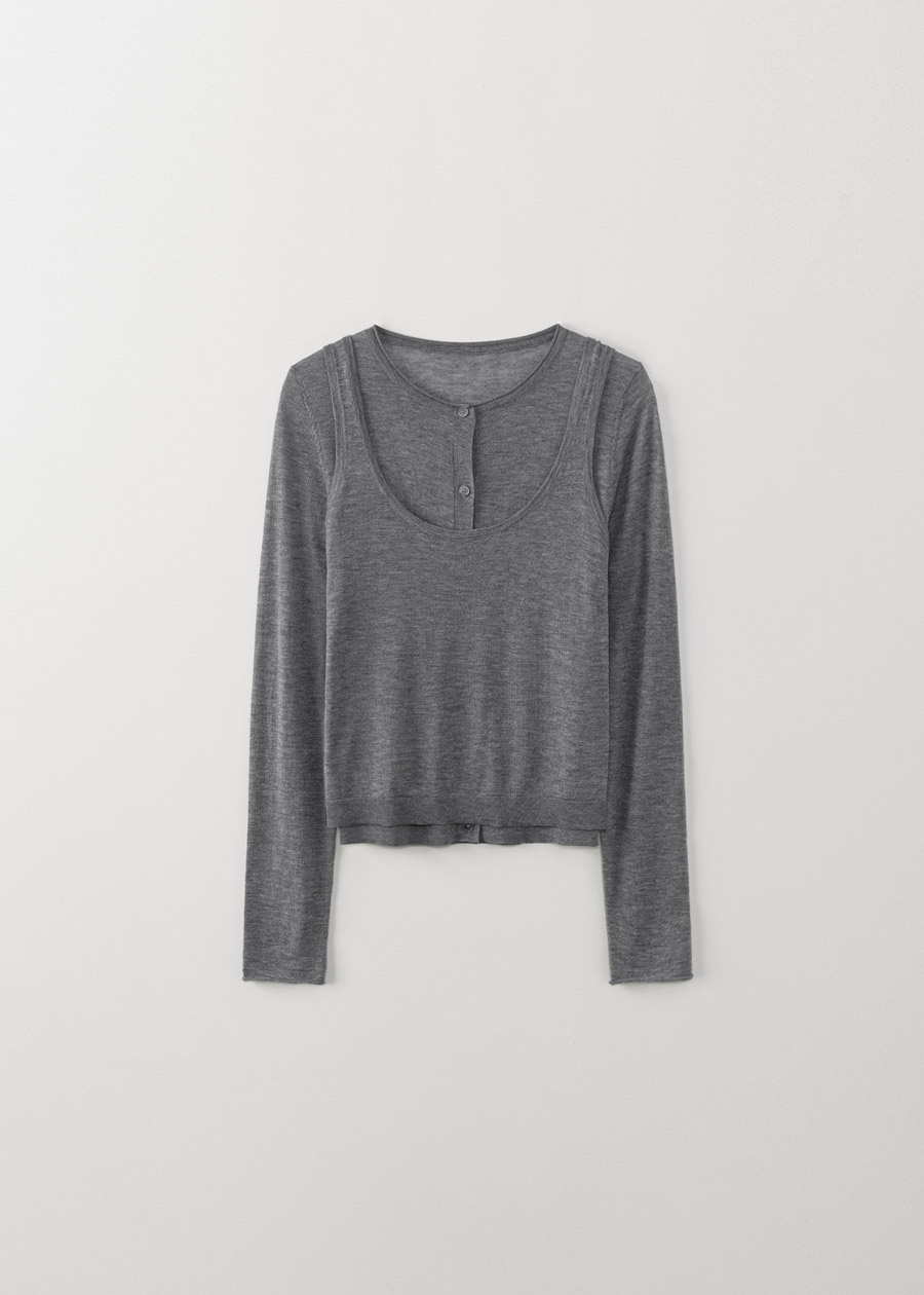 silk valley set cardigan | OHOTORO