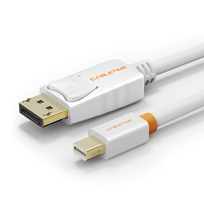 Mini DisplayPort - DisplayPort ケーブル 4K 60Hz (PC & Mac 用)
