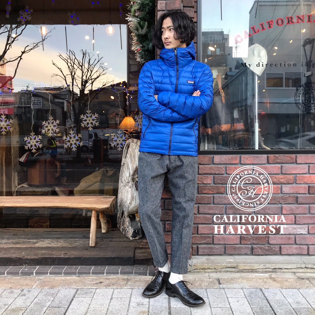 サラッとpatagoniaダウンセーターフーディを！！ | CALIFORNIA HARVEST