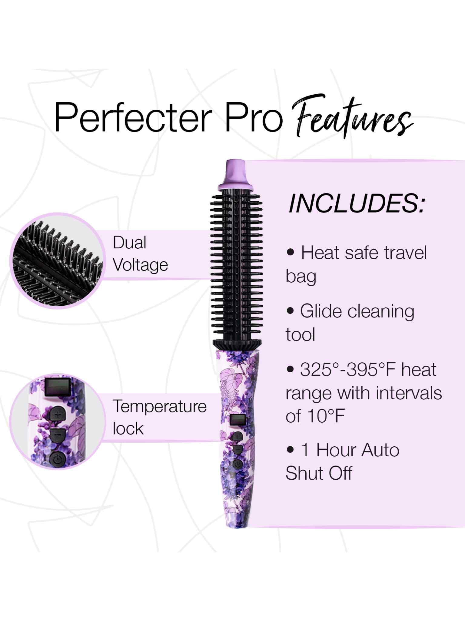Perfecter Pro Heated Round Curling Brush – Calista Tools