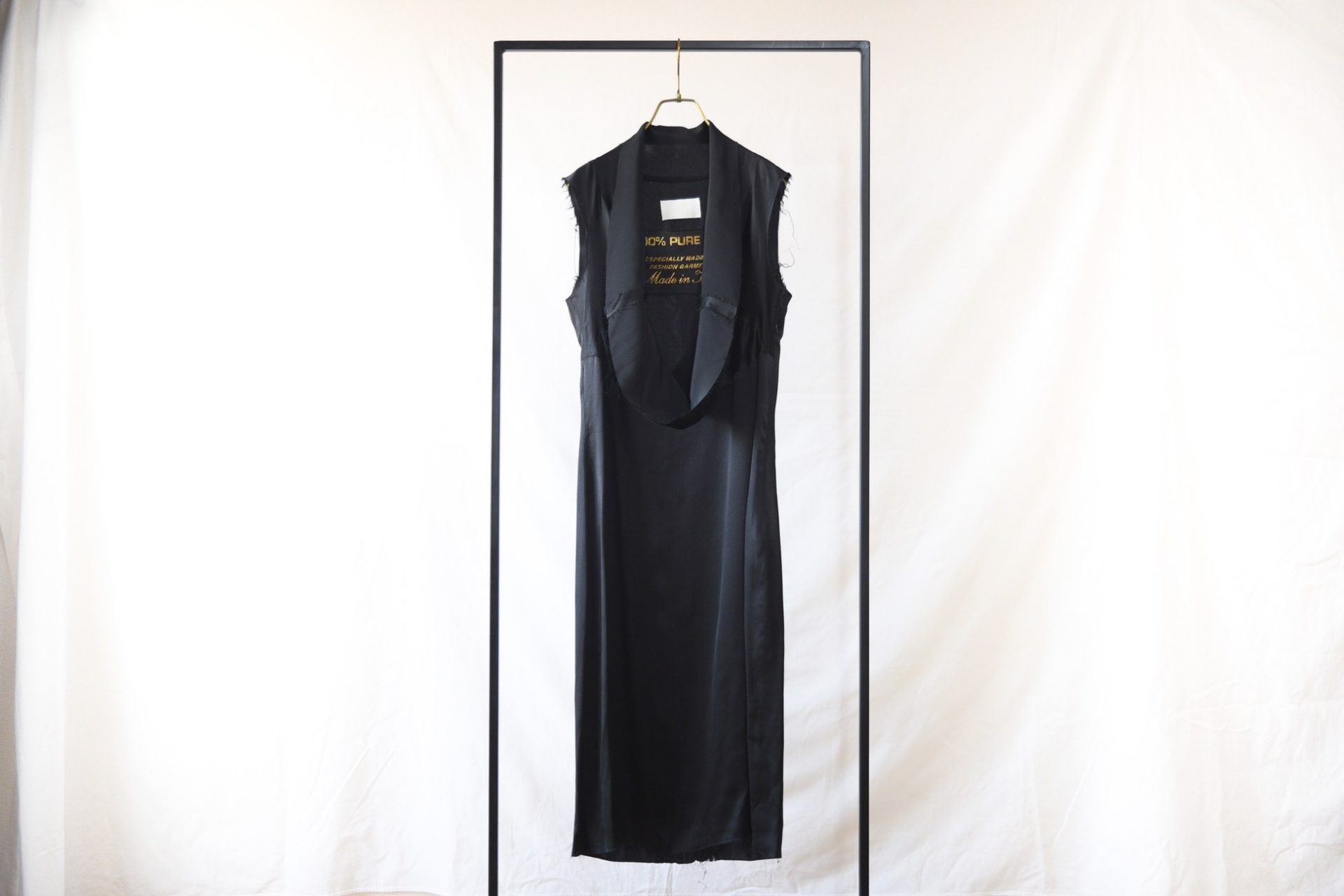 Martin Margiela 1 PURE SILK SLEEVELESS ONE PIECE - cagicacoo