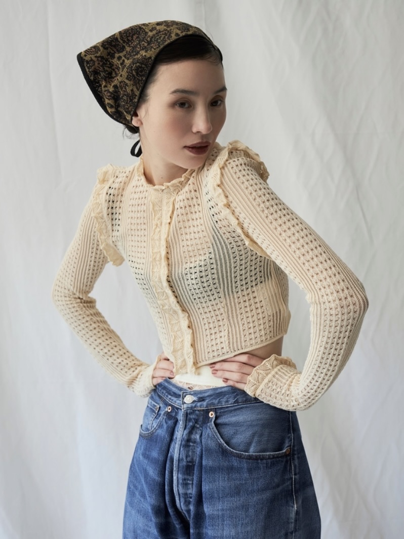 Mediam ミディアム 23ss / Knit Lace Tops – CASTELO カステロ 沖縄
