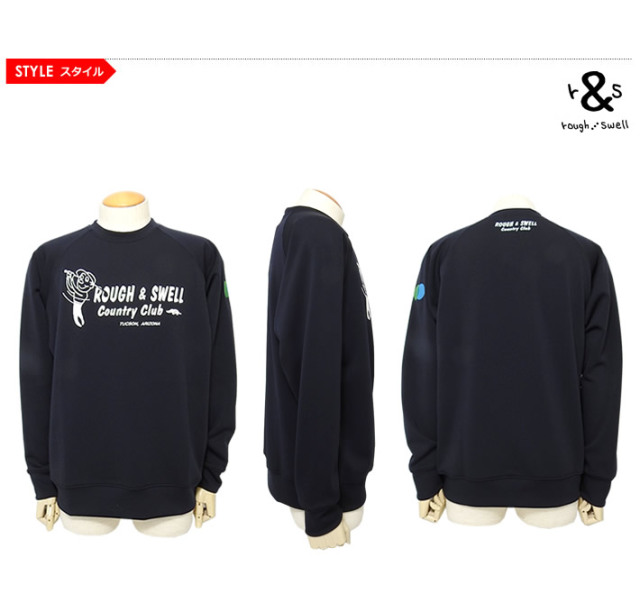 rough&swell［ラフアンドスウェル］COUNTRY CLUB SWEAT/スウェットプル