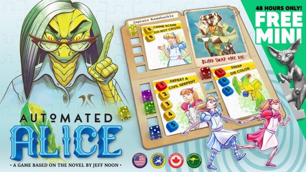Preview: Wonderland, Clues, Cooperation, and Dice Rolling in